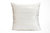 Tilted Square Fish Scale Design Throw Pillow - Cream