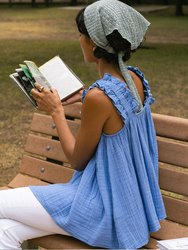 Harper Courtyard Tank - Cornflower Blue