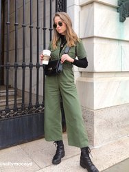 Sage Utility Jumpsuit