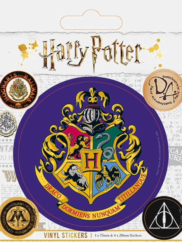 Harry Potter Hogwarts Stickers - Pack Of 5