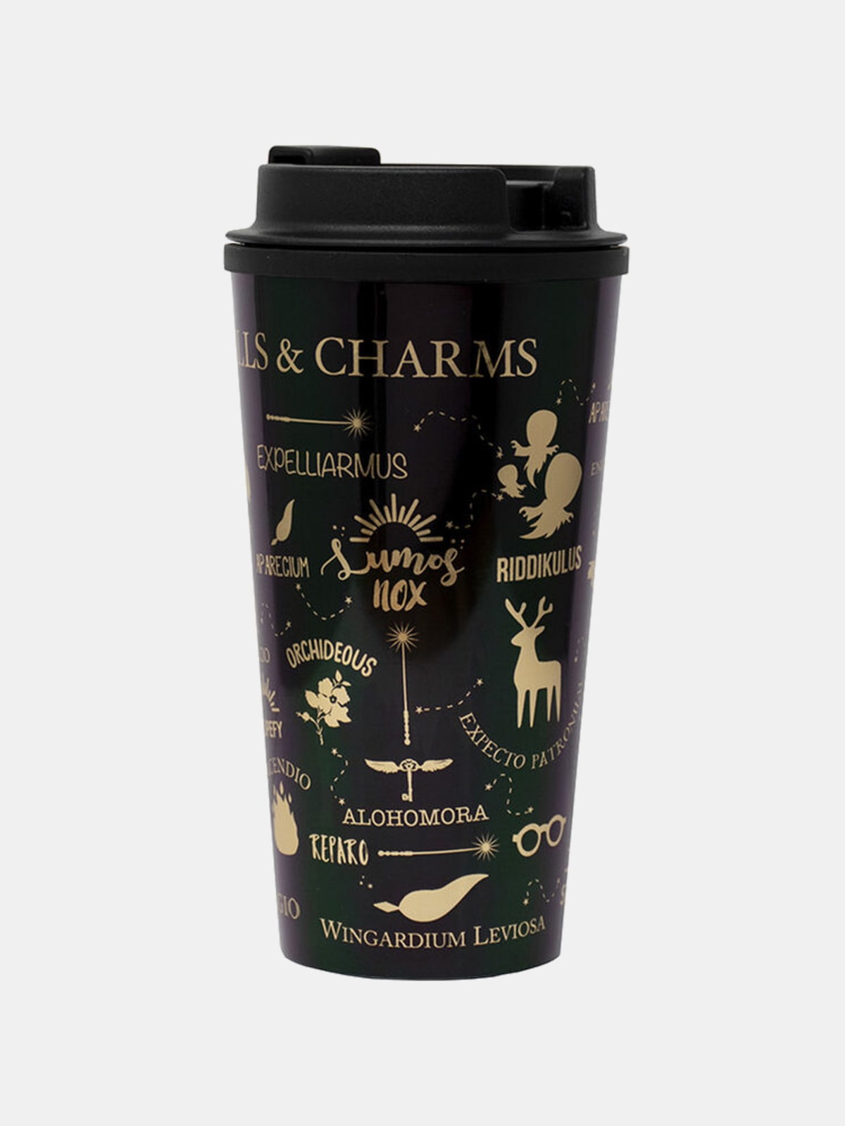 Harry Potter Spells & Incantations Thermal Travel Mug - Boutique Harry  Potter