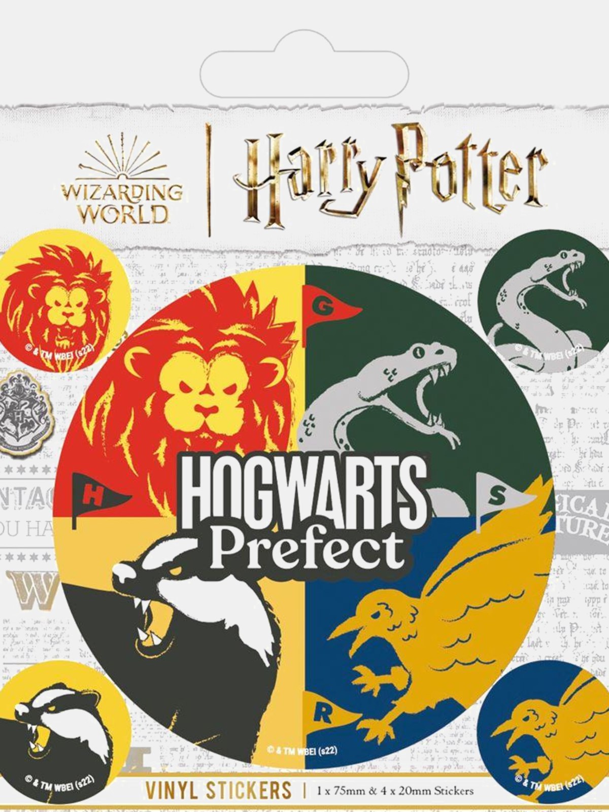 Harry Potter Hogwarts Houses Sticker Set Of 5 Vinyl Stickers Decals Official