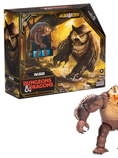 Hasbro 6" Dungeons And Dragons Golden Archive Owlbear Action Figure product