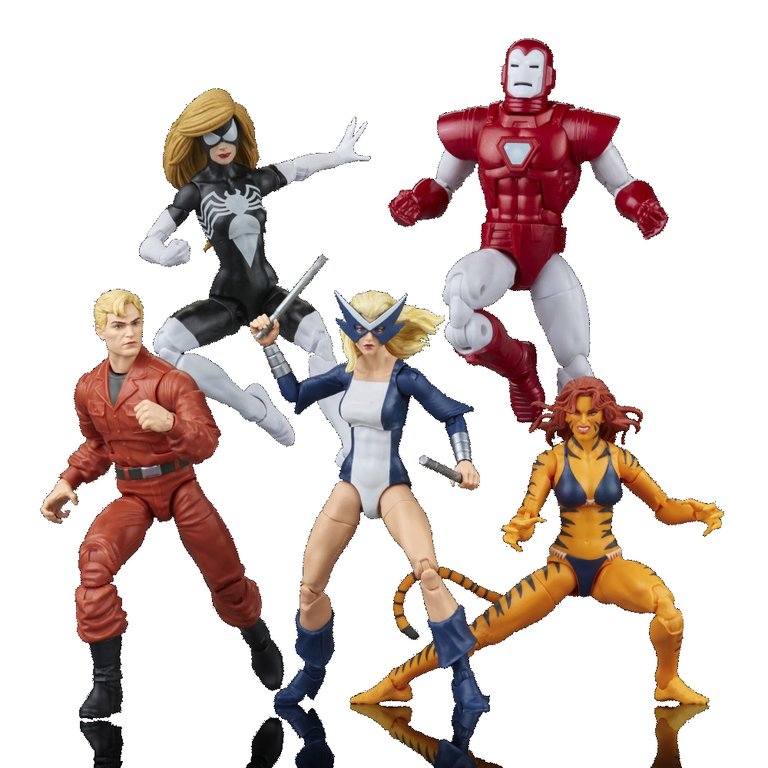 6" Marvel Legends Series The West Coast Avengers (60th Anniversary) Action Figures