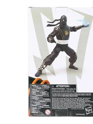 6" Power Rangers Lightning Collection Mighty Morphin Ninja Black Ranger Action Figure