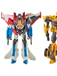 6.5" Transformers Reactivate Bumblebee and Starscream Action Figures
