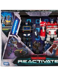 6.5" Transformers Reactivate Optimus Prime And Soundwave Action Figures