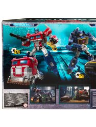 6.5" Transformers Reactivate Optimus Prime And Soundwave Action Figures