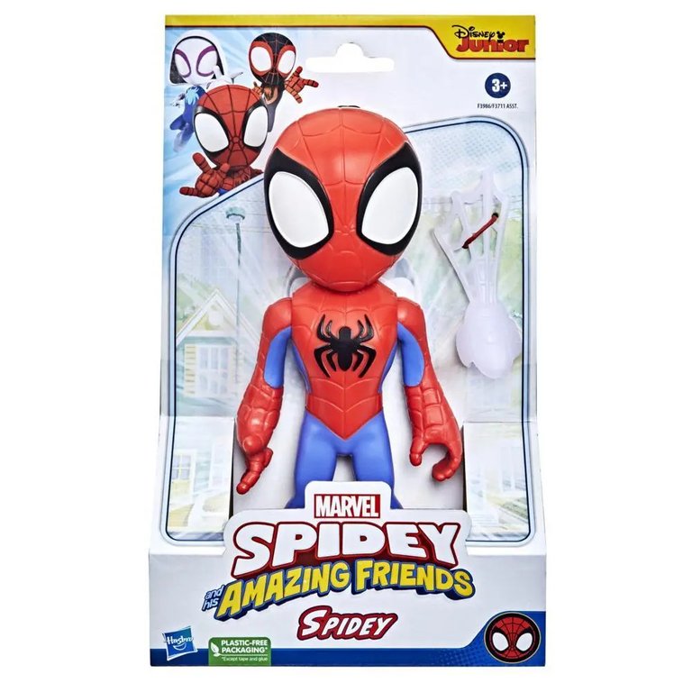 9" Marvel Spidey And His Amazing Friends Supersized Spidey Action Figure