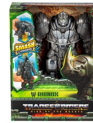 9" Transformers Rise Of The Beasts Movie Smash Changer Rhinox Action Figure
