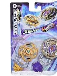 Beyblade Burst Surge Dual Collection Pack Hypersphere Dusk Spryzen S5 and Slingshock Force Wolborg