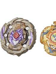 Beyblade Burst Surge Dual Collection Pack Hypersphere Dusk Spryzen S5 and Slingshock Force Wolborg