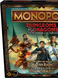 Monopoly Dungeons & Dragons: Honor Among Thieves Game, Inspired by The D&D Movie, Monopoly D&D Board Game For 2-5 Players