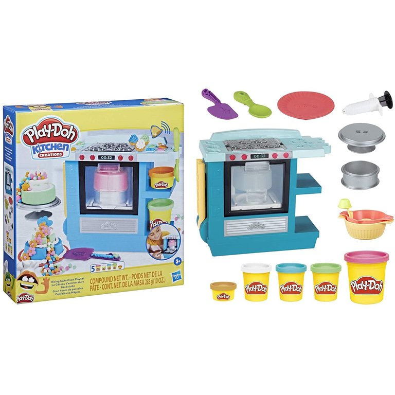 Play-Doh Kitchen Creations Rising Cake Oven Bakery Playset