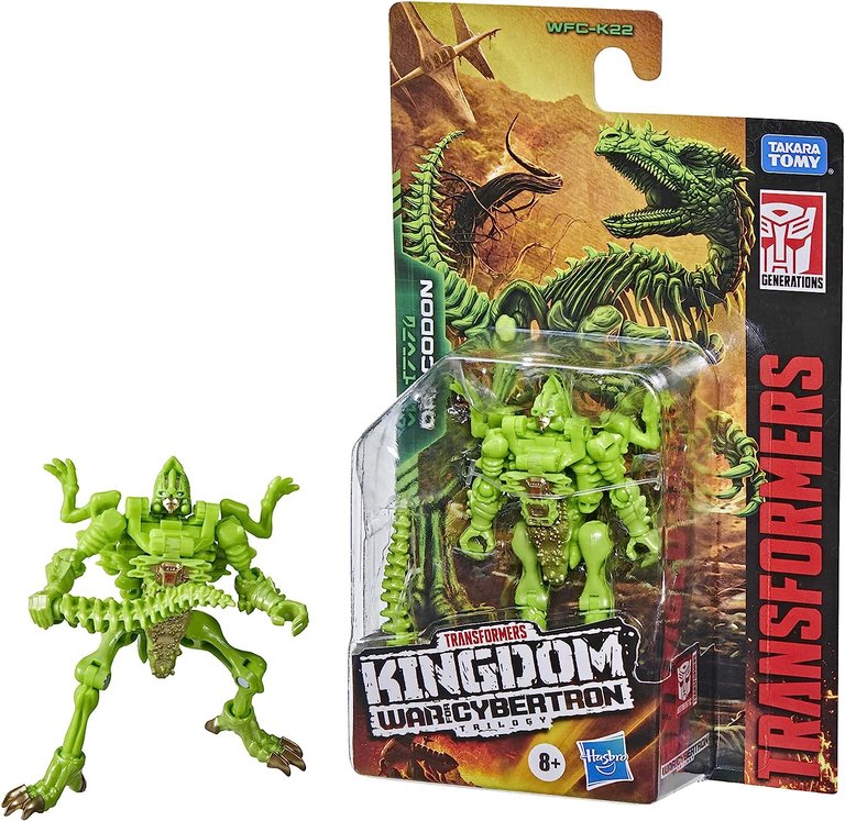 Transformers Toys Generations War for Cybertron: Kingdom Core Class WFC-K22 Dracodon Action Figure - Kids Ages 8 and Up, 3.5"