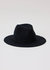 Hat Attack Amelia Sueded Trim Hat In Black - Black