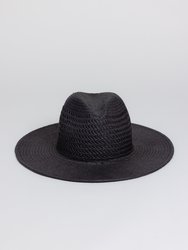 Vented Luxe Packable Hat - Black