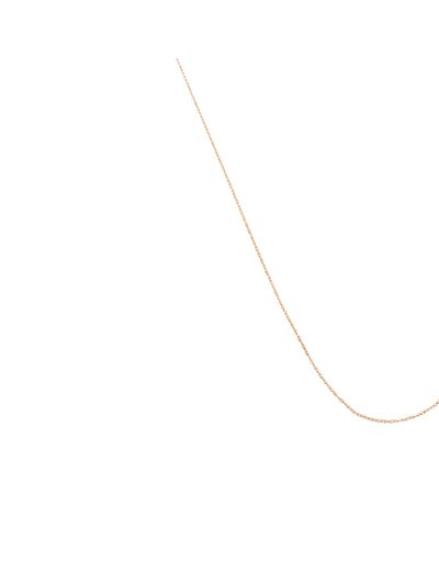 Haus of Brilliance 0.5mm Slim and Dainty Unisex Rope Chain Necklace product