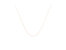 0.5mm Slim and Dainty Unisex Rope Chain Necklace - Rose