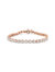 1.0 Cttw Miracle Set Diamond Heart-Link 7" Tennis Bracelet