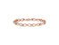 10K Rose Gold Plated .925 Sterling Silver 1/2 Cttw Diamond Infinity Link Tennis Bracelet - Rose Gold