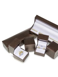 10K White Gold 1/2 Cttw Round Brilliant Cut Lab Grown Diamond 4-Prong Solitaire Pendant Necklace