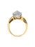 10K Yellow Gold 1 Cttw Diamond Pear Shaped Cluster Cluster Cocktail Ring - Ring Size 7
