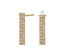 10K Yellow Gold 8.00 Cttw Round-Cut Diamond Two Row Square Link Tennis Bracelet