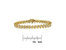 10K Yellow Gold Plated .925 Sterling Silver 7.0 cttw 2-Prong Set Round Brilliant Cut Diamond "S" Link Bracelet