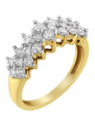10K Yellow Gold Round Diamond Ring - 10k Yellow Gold