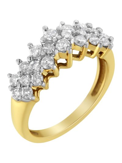 Haus of Brilliance 10K Yellow Gold Round Diamond Ring product