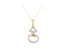 14K Yellow Gold 1/3 cttw Round Diamond Pendant Necklace - Yellow