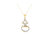 14K Yellow Gold 1/3 cttw Round Diamond Pendant Necklace - Yellow