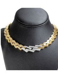 14k Yellow Gold 2 3/4 Cttw Pave Diamond Miami Cuban Curb Link Chain 16" Necklace - H-I Color, SI1-SI2 Clarity - Gold