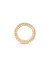 14K Yellow Gold 3.0 Cttw Shared Prong-Set Princess-Cut Diamond Eternity Band Ring - Ring Size 7