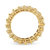 14K Yellow Gold 4.00 Cttw Shared Prong Set Princess Cut Diamond Eternity Band Ring (J-K Color, VS1-VS2 Clarity) - Ring Size 8
