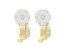 14K Yellow Gold 7/8 Cttw Round Cut Diamond Earrings - Yellow