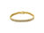 14K Yellow Gold over .925 Sterling Silver 3.0 Cttw Diamond Double Row Square Milgrain Link 7” Tennis Bracelet