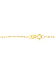 14K Yellow Gold Plated .925 Sterling Silver 1 1/2 Cttw Baguette Diamond Composite Heart 18" Pendant Necklace - I-J Color, I1-12 Clarity