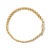 14K Yellow Gold Plated .925 Sterling Silver 1.00 Cttw Diamond C-Shaped Link Bracelet (I-J Color, I3 Clarity)