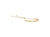 14K Yellow Gold Plated .925 Sterling Silver Round-Cut Diamond Accent Hearts Bolo Bracelet