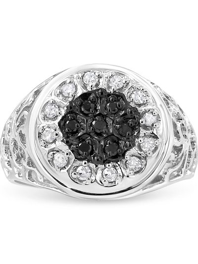 Haus of Brilliance 14KT White Gold Diamond Cluster Ring Band product