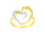 14KT Yellow Gold 1/10 Ctw. Diamond Heart Shape Ring - Yellow Gold