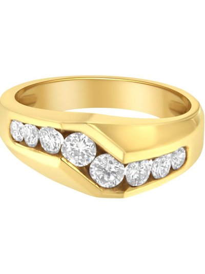 Haus of Brilliance 14KT Yellow Gold Men's Round Cut Diamond Ring product