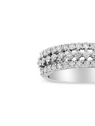 18K White Gold Round-Cut Diamond Ring - White