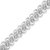 .925 Sterling 1/2 Cttw Diamond Double Row S-Link Bracelet - I-J Color, I2-I3 Clarity - 7.25"