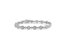 .925 Sterling Silver 1 1/3 cttw Miracle Plate Set Diamond Alternating Link Bracelet - Silver