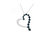 .925 Sterling Silver 1/10 Cttw Diamond Miracle-Set Open Heart 18" Pendant Necklace - White