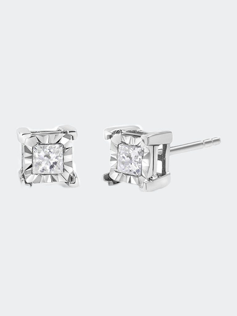 Haus of Brilliance White .925 Sterling Silver 1/2 Cttw Miracle Set