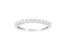 .925 Sterling Silver 1/2 Cttw Shared Prong-Set Brilliant Round-Cut Diamond 11 Stone Band Ring - .925 Sterling Silver